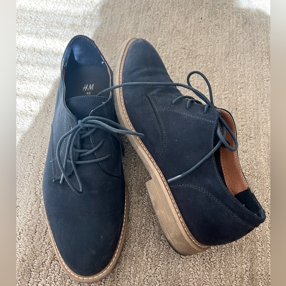H&M - mens blue dress shoes size 42